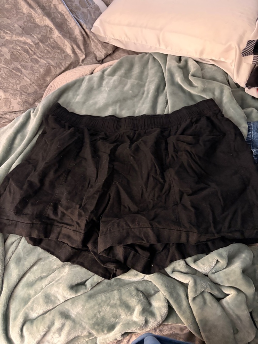 Old Navy Black Elastic Waist Pull-On Shorts